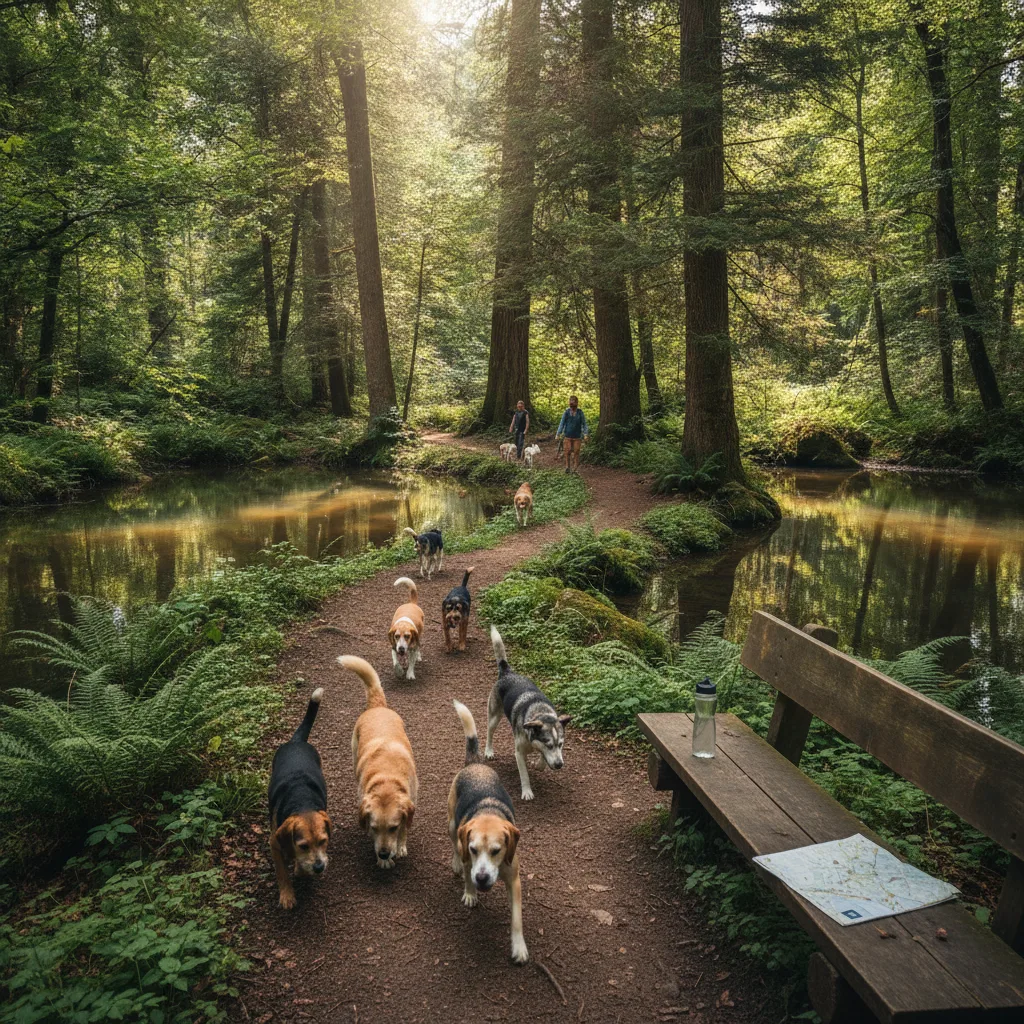 promenade chien forêt de Meudon