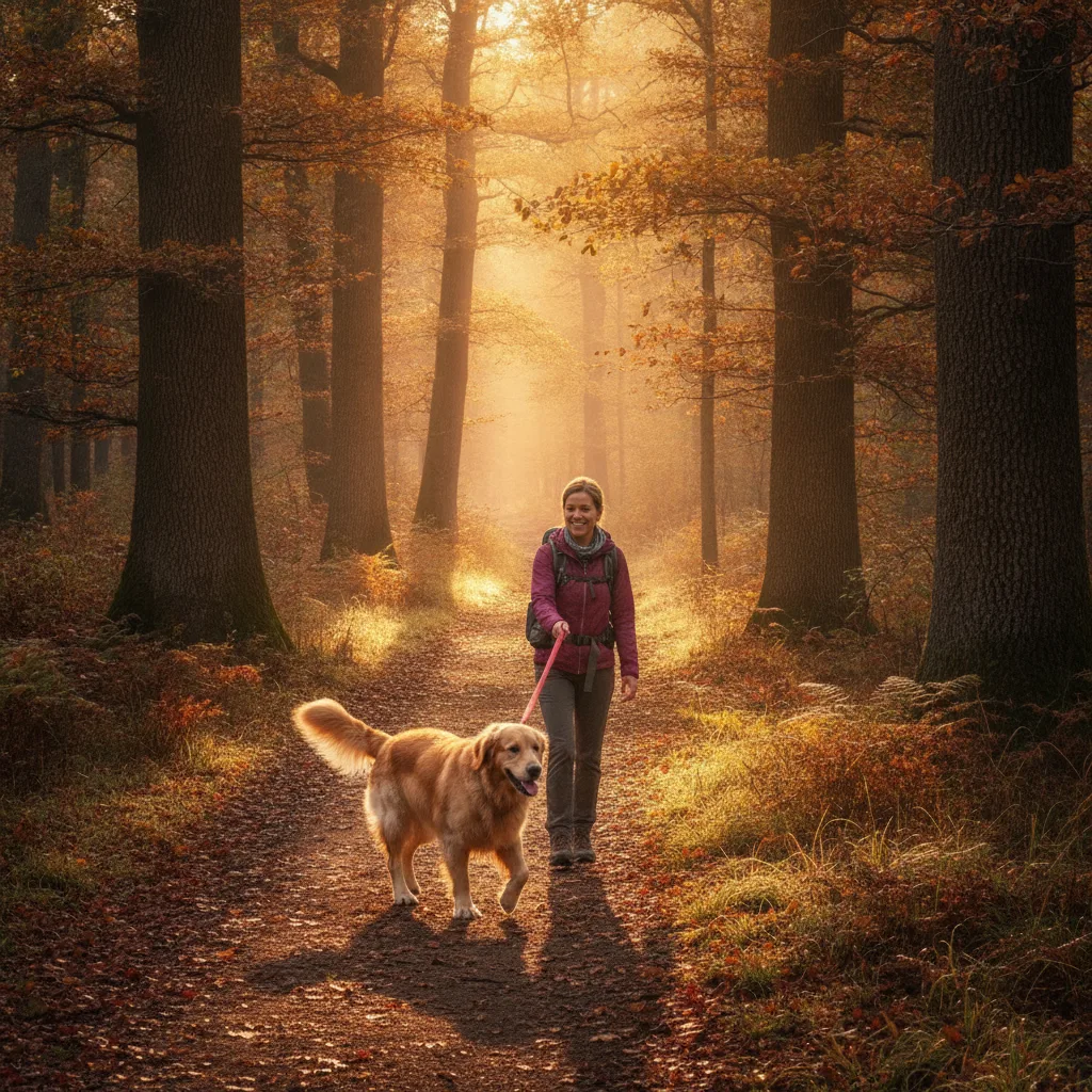 promenade chien forêt Saint-Germain-en-Laye