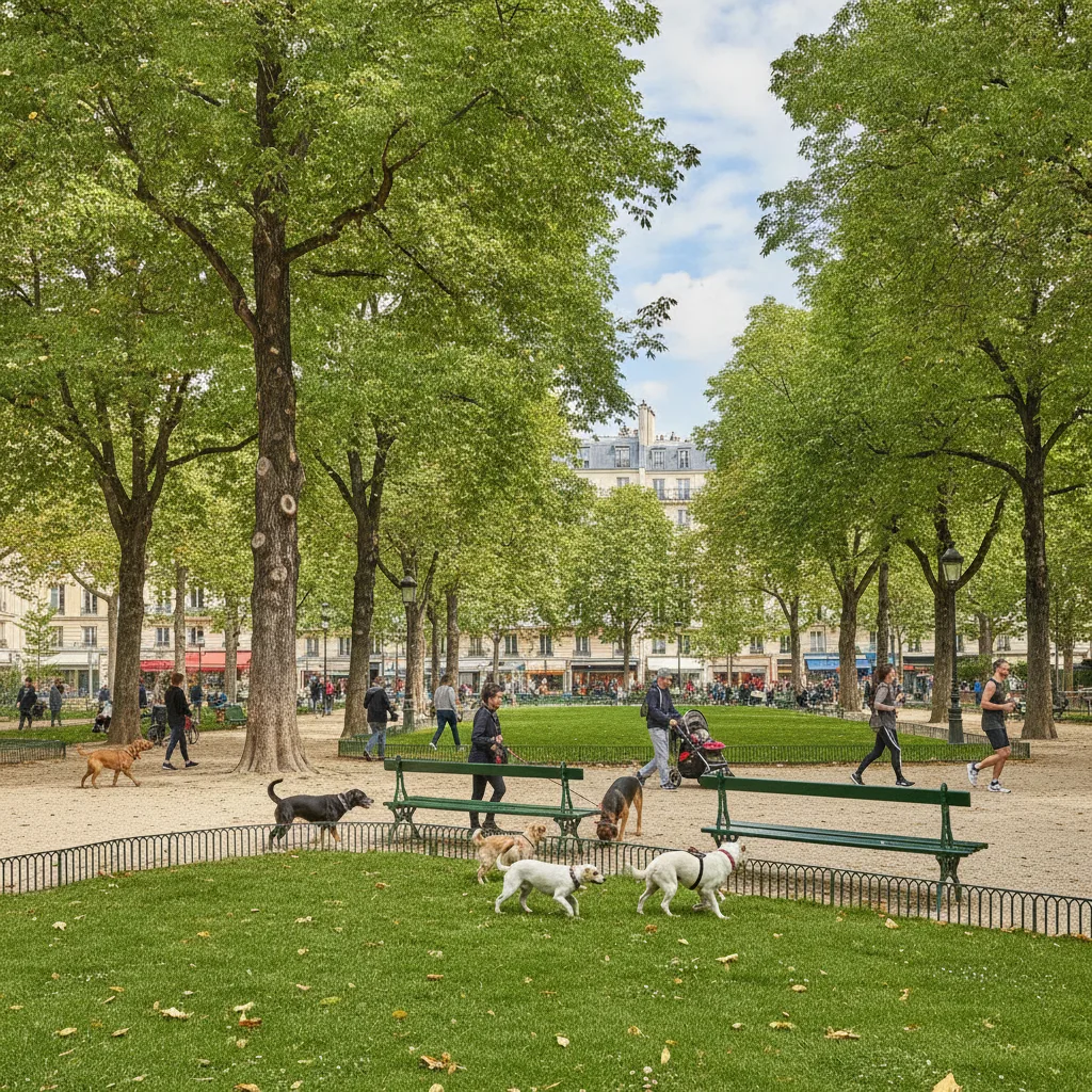 promenade chien Paris 17e