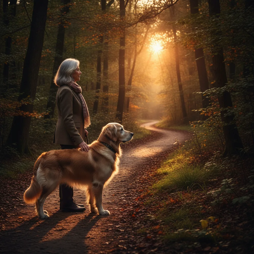 promenade chien senior forêt Paris promenade chien senior forêt Paris