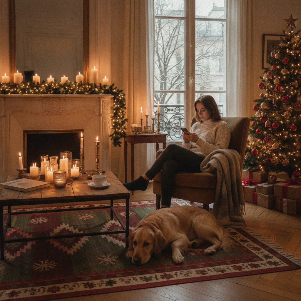 garde chien Noël Paris