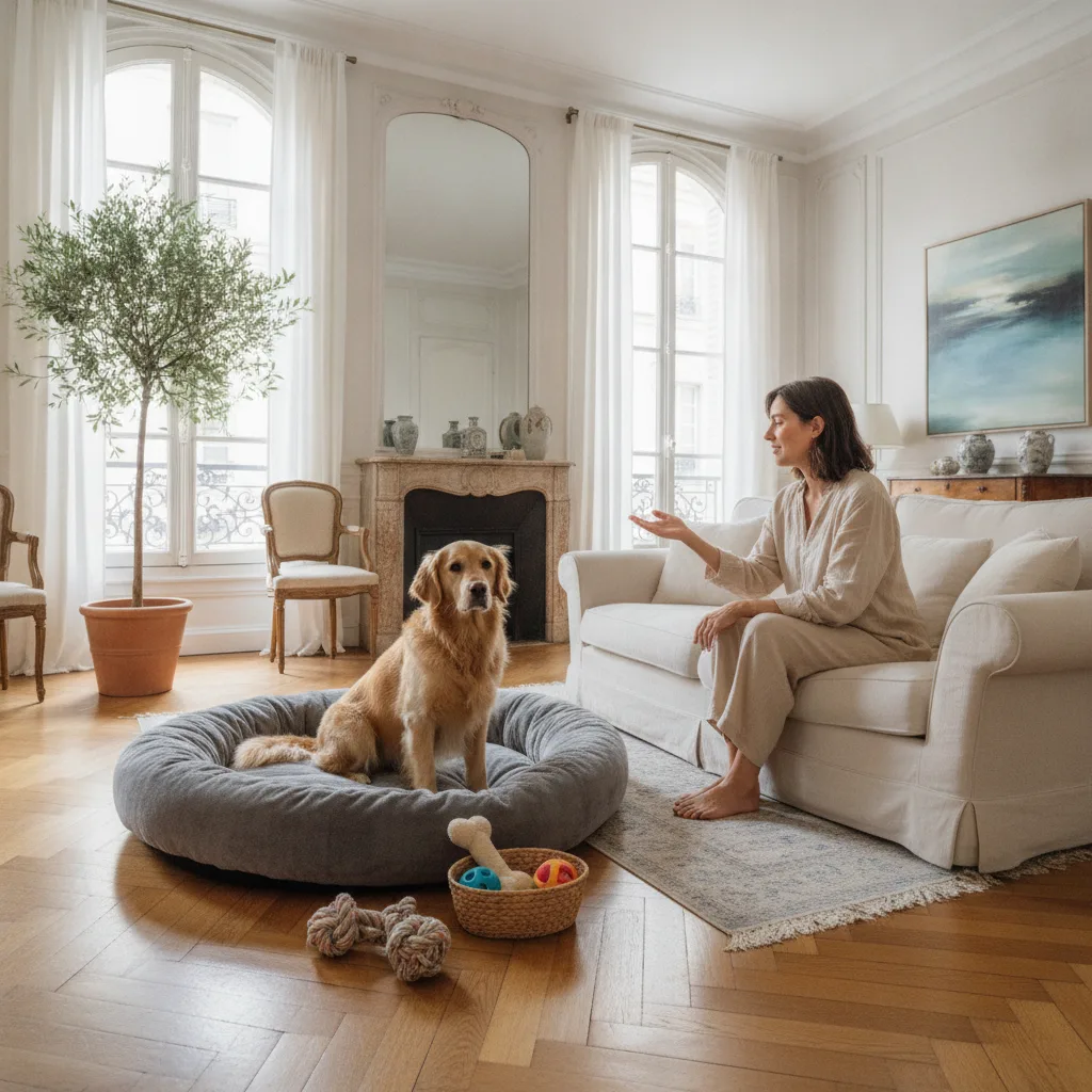 anxiété séparation chien appartement Paris