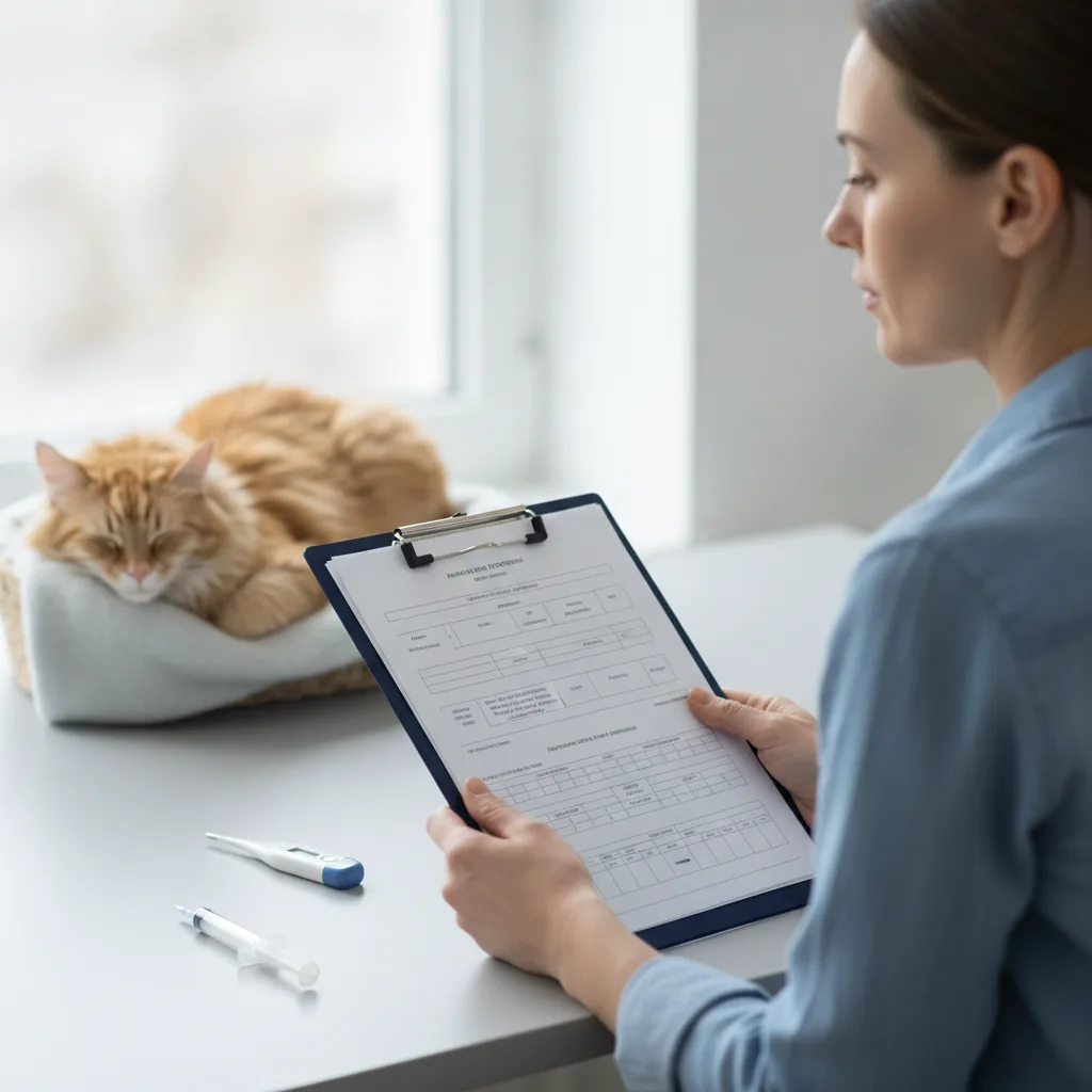 chat malade garde domicile Paris