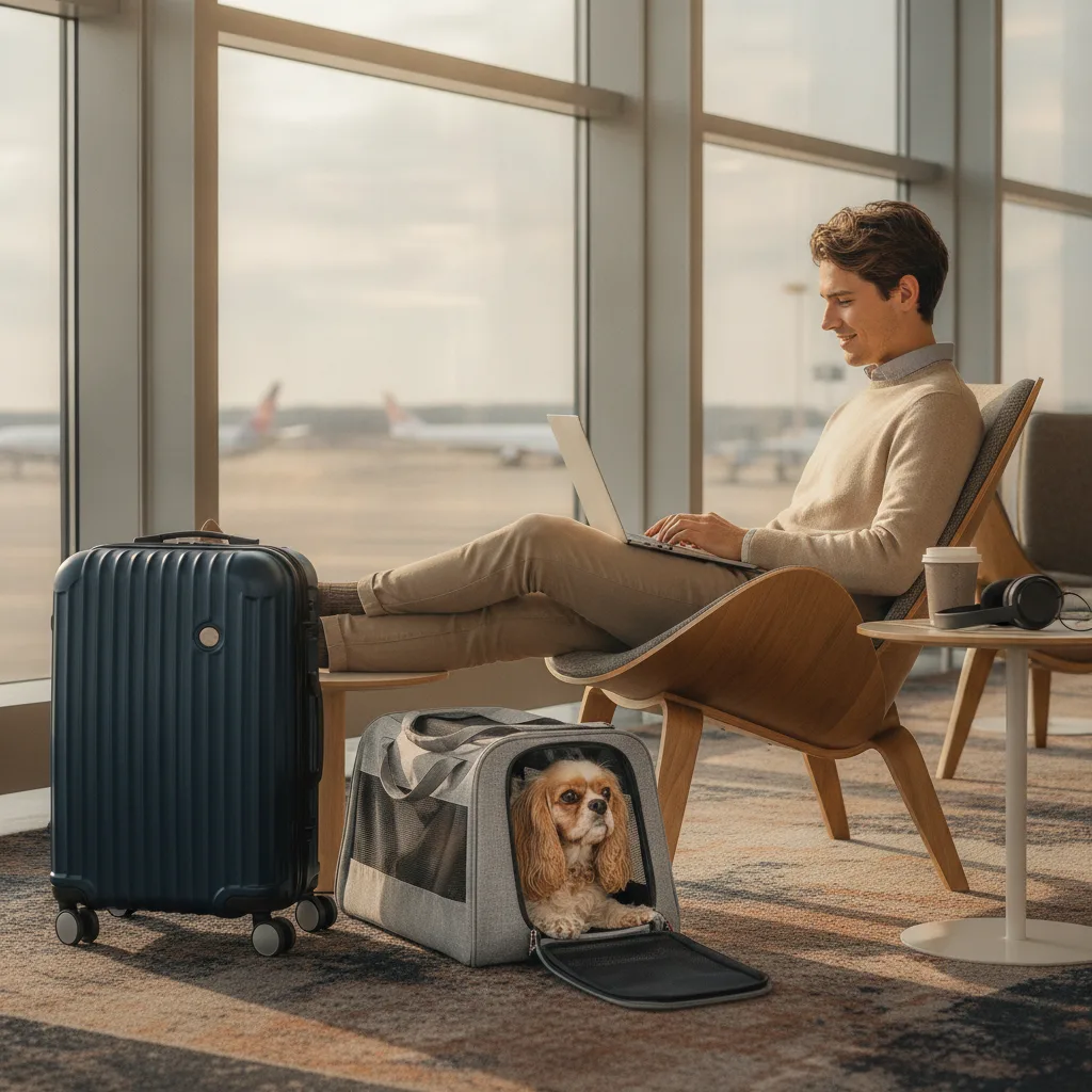 transport chien avion CDG Paris