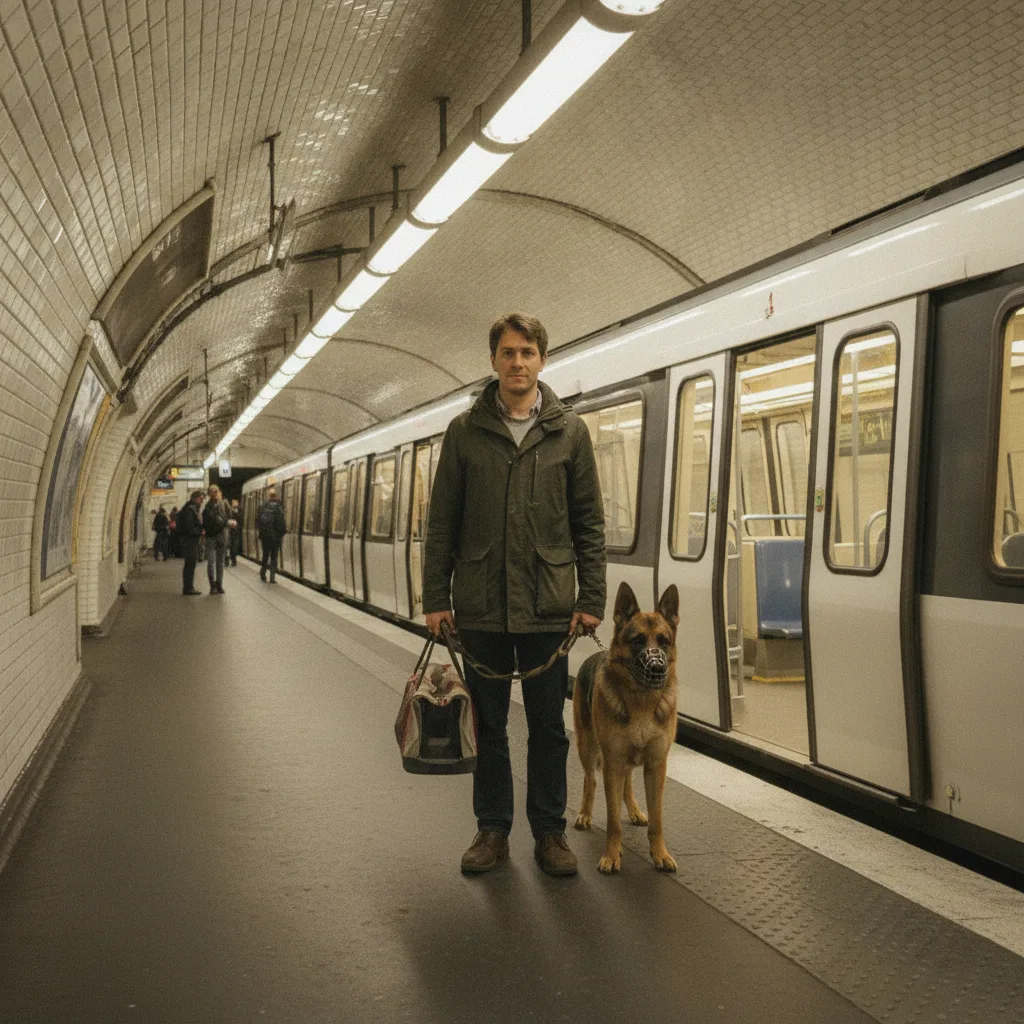 Chien dans le métro à Paris, règles et alternatives - chien metro paris regles