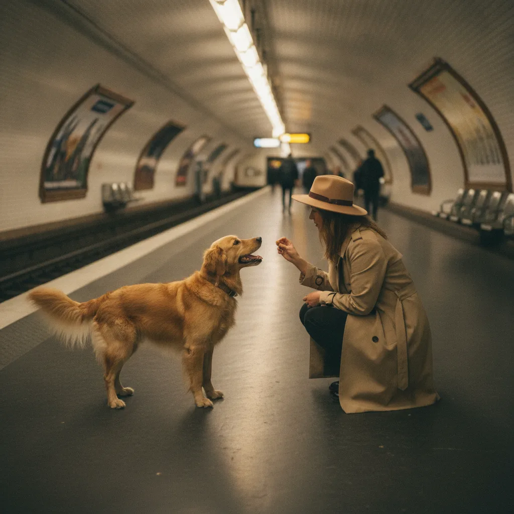 chien métro Paris règles