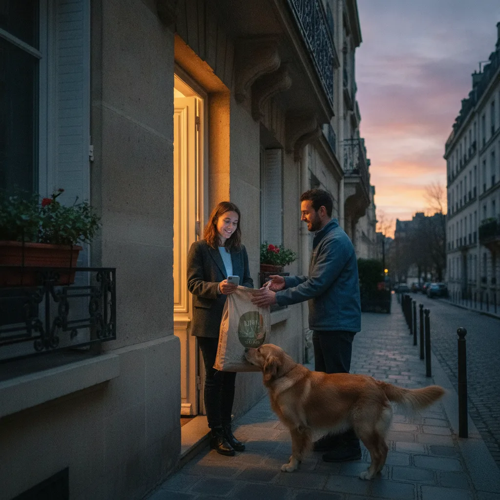 croquettes chien livraison domicile Paris